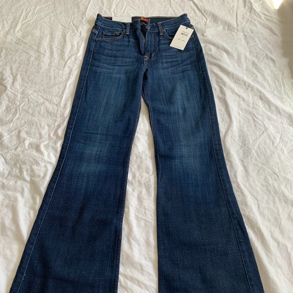 7 for all Mankind Ginger wide leg jeans